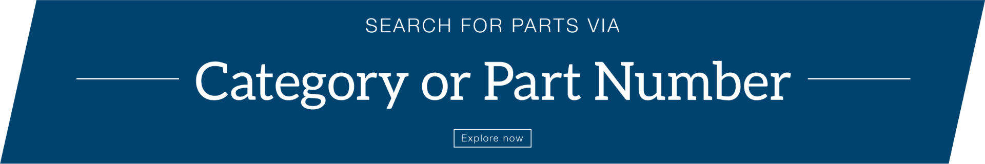 Search for parts by category or part number